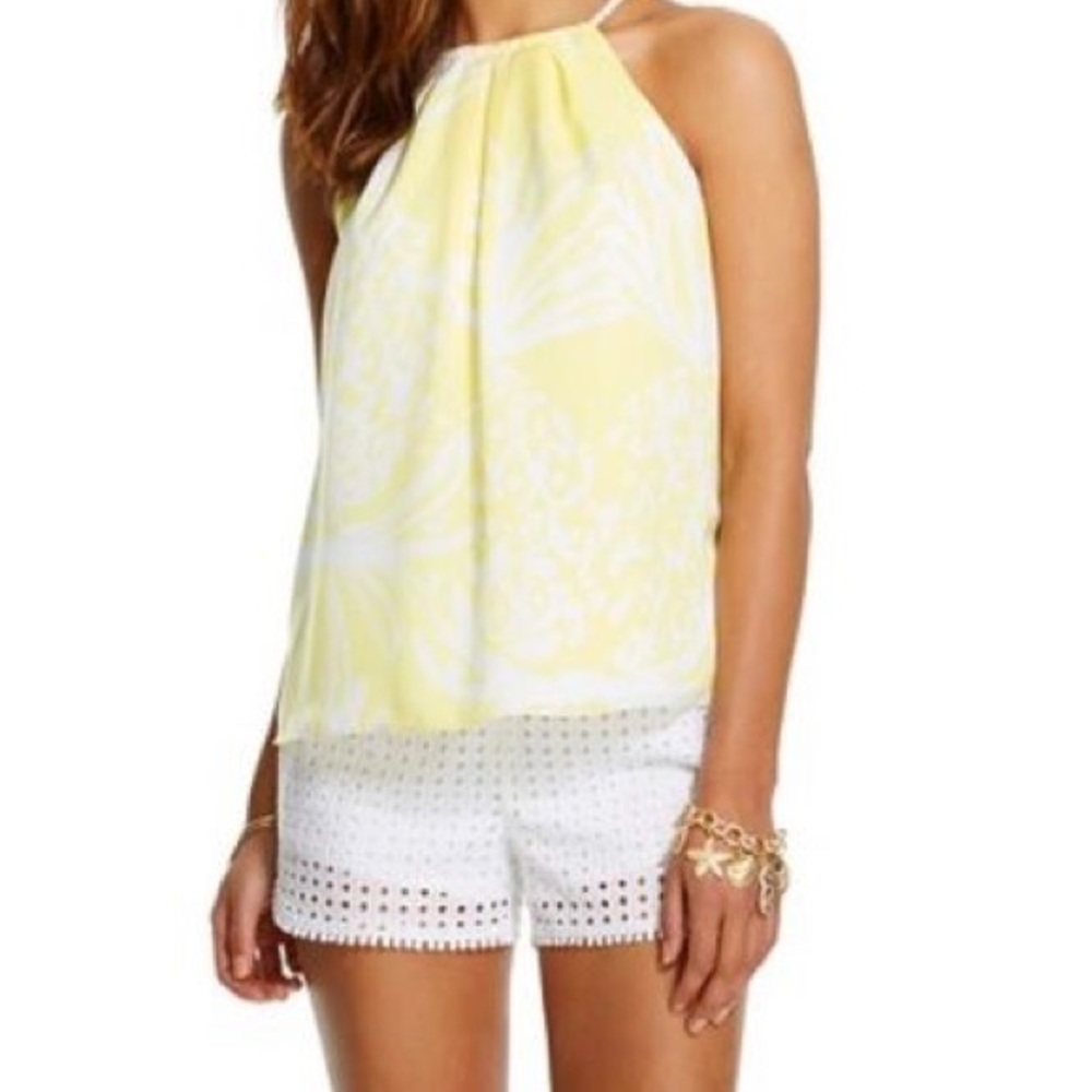 Lilly Pulitzer for Target Yellow Blouse Top